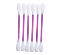 Toddmomy 6pcs Cotton Swabs Cat Toys with Catnip, Giant Chew Sticks, Dental Teething Ropes, Interactive Felt Kitty Kickers for Indoor Boredom & Dental Care Purple