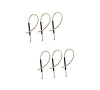 Toddmomy 6pcs Fire Starter Rope Survival Wick Cord for Outdoor Camping Lightweight Portable Camping Cords for Barbecue and Cooking Any Weather Conditions