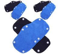 Toddmomy 6pcs Hard Hat Sweat Band Clip-on Polyester Washable Helmet Pad Sweatband for Safety Helmet, Construction Workers, Outdoor Use