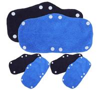 Toddmomy 6pcs Hard Hat Sweatband Liner Clip-on Helmet Pad Polyester Reusable Highly Absorbent Washable for Construction Workers and Outdoor Use