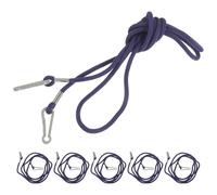 Toddmomy 6pcs Kids Mitten Clips with Nylon Stretchy Neck Strap Lanyard Anti-lost Mitten Holder for Toddlers Easy Connection for Playing Outdoors in Winter