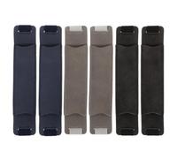 Toddmomy 6pcs Leather Pen Protective Covers with Elastic Bands, Wear Resistant and Waterproof Pen Sleeves, for Notebook Use on Christmas or Special Days