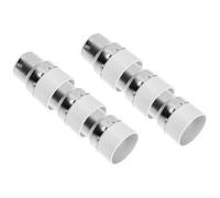 Toddmomy 6pcs Light Bulb Socket Adapter Converter and Copper Material Heat Resistant Lamp Base Converter for Chandelier Pendant Lights Home and Office Use