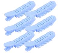 Toddmomy 6pcs Lightweight Plastic Hair Rollers and Root Curlers for Women, Time-saving Abs Bang Curlers Clips for DIY Hairstyling and Fashionable Hair Accessories