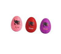 Toddmomy 6pcs Plastic Dinosaur Egg Colorful Cracked Eggs with Small Dinosaur Accessories Educational Fun for Imagination and Creativity Development Random Color