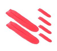 Toddmomy 6pcs Realistic Red Fake Tongue Props for Halloween and April Fool S Day Lifelike Artificial Ghostly and Zombie Tongue Accessories Inspired by Black and White Impermanence Easy to