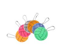 Toddmomy 6pcs Reflective Volleyball Keychain High Visibility Backpack Pendant for Volleyball Accessories for Team Favors Party Bag Fillers Material with Stylish Design