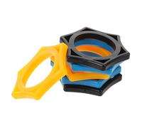 Toddmomy 6pcs Rubber Microphone Clip Rolling Protection Rings Mic Holder Clip for Stand Mic Protector Cover