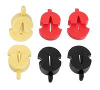 Toddmomy 6pcs Rubber Violin Mute Set Professional Practice Silencers for Violin and Viola Sturdy Sound Reducing Accessories for Quiet Practice