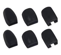 Toddmomy 6Pcs Silicone Saxophone Side Key Pads Risers Protector Cushions for Right Hand Side Keys, Black Saxophone Parts Accessory for Wind Instrument Repair and Maintenance