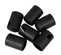 Toddmomy 6pcs Trampoline Leg Tube Caps Replacement Foot Pads Anti-slip Abs Protective Covers for Various Trampoline Easy to Install Safety Accessories