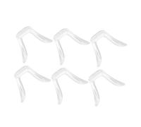 Toddmomy 6pcs Transparent Eyeglass Nose Pads Soft Silicone Anti-slip Replacement for Students Comfortable Fit for Glasses Repair