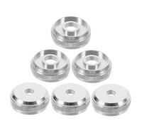 Toddmomy 6pcs Trumpet Valve Button Screws, Metal Finger Buttons Precision Fit, Easy Installation, Silver Piston Accessories for Personal Practice and School Bands