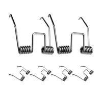 Toddmomy 6pcs Universal Fit Stainless Steel Clipper Blades Replacement Springs for Hair Clippers and Pet Grooming Tools with Quick Replacement Design Suitable for Home Users