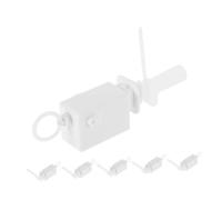 Toddmomy 6pcs Wind Up Mechanism with Wing Movement for DIY Craft Accessories Plastic Pull String Clockwork Parts for Engaging Play and Educational Physics Learning