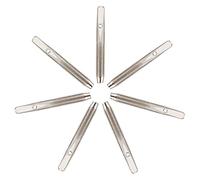 Toddmomy 7PCS Zither Tuning Pins for Harp String Durable Metal Musical Instrument Accessories for Lyre Dulcimer Guzheng and Harpsichord Tuning