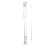 Toddmomy 8-hole Abs Plastic Recorder Instrument Cleaning Rod Soprano Wind Instrument for Beginner Music Learners