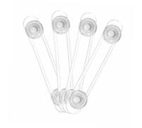 Toddmomy 8 Pcs Baby Guard Cabinet Adhesive Locks with Buckle Design, Abs Material Child Safety Locks for Wardrobe and Cupboard, Protect Children from Accidental Injury at Home