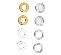 Toddmomy 8 Pcs Overflow Cover Rings Anti-rust Basin Overflow Caps Easy Install Sink Hole Covers for Kitchen Bathroom Vanity Compact Decorative Trim with Uniform Color and Fade Resistance