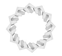 Toddmomy 800pcs Heavy-duty Metal Pet Cage Clips with Snap Lock Buckles Wire Fasteners for Chicken Rabbit Bird Quail Enclosure Security Weatherproof Small Animal Fence Accessories