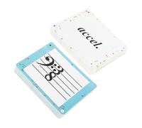 Toddmomy 80pcs Music Note Flash Cards for Musical Learning Tools for Piano Violin Durable Music Theory Training Cards for Students Enhance Rhythm Notation Skills