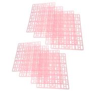 Toddmomy 8Pcs Animal Floor Mats for Rabbit Cage Slip Cage Mat with Drainage Cuttable and Pet Pads for Hamsters Guinea Pigs and More