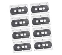 Toddmomy 8pcs Case Cassette Tape for Music Speech Blank Cassette Tapes Retro Diy Party Messages Lightweight