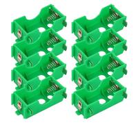 Toddmomy 8Pcs D Battery Case Abs Teaching Battery Holder for Physics Experiments School Laboratory Series Parallel Circuit Practice