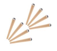 Toddmomy 8pcs Kraft Mailing Tubes for Posters and Maps with Smooth Inner Surface, Portable round Cylindrical Artwork Storage Tubes for Distributing and Exhibition Setup