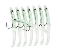 Toddmomy 8Pcs Luminous Fishing Lures Reusable Sinking Fake Baits for Freshwater and Saltwater Fishing Practical Glow Fish Lures for Anglers