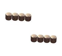 Toddmomy 8pcs Metal Tone Volume Control Knobs for Electric Guitar and Bass Featuring Precise Volume and Construction for Musicians Seeking Reliable