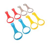 Toddmomy 8pcs Playpen Pull up Rings Boy Girl Exercise Handles for Boy Girl Walking Tools Cot Hanging Rings in Colors