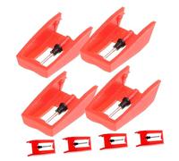 Toddmomy 8pcs Record Player Stylus Needle Replacement Stylus Needle Replacement for Red