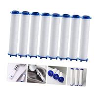 Toddmomy 8Pcs Replacement PP Cotton Shower Filters High-Pressure Water Filter Cartridges for Showerheads Bathroom Use Sediment and Dust Removal Easy Installation