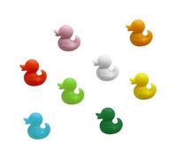 Toddmomy 8pcs Silicone Duck-shaped Cable Holders Flexible Self-adhesive Wire Organizers for Desk Charger Earphone Cord Management Home Office Use