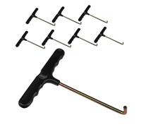 Toddmomy 8pcs Skate Lace Tightener Tool for Ice Roller Hockey Skates Sturdy Metal Shoelace Puller for Secure -resistant Multi-purpose Lace Tightening Accessories