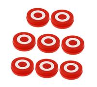 Toddmomy 8pcs Tennis Racket Dampeners Silicone Shock Absorbers for Enhanced Control Reduced Fatigue Durable Vibration Dampeners for Professional Casual Play Stability Comfort the Court