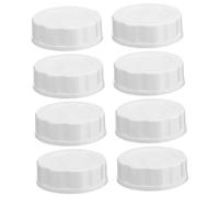Toddmomy 8pcs Wide Mouth Bottle Caps Tight Seal Milk Bottle Lids for Replacement Convenient for Easy Cleaning Simple Use Leak Prevention