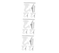 Toddmomy 9 Sets Heavy Duty Ceiling Hooks for Hanging Plants White Metal Swag Hooks with Hardware Sturdy Load Bearing Decorative Ceiling Mounts for Indoor Outdoor Planters Lights Bird