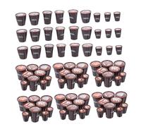 Toddmomy 90pcs Resin Miniature Coffee Cups for Dollhouse DIY Micro Landscape Accessories Wear-resistant Mini Food Accessories Creative Play Educational Craft Set for Adults