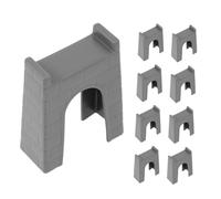 Toddmomy 9pcs Toy Train Bridge Supports Plastic Railway Accessories