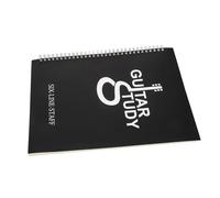 Toddmomy A4 Guitar Sheet Music Book Staff and Chord Boxes Portable Six-line Music Notebook for Beginners for Teaching and Practice