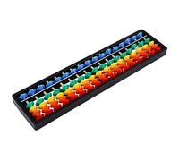 Toddmomy Abacus Soroban for Kids, Plastic Abacus Beads Chinese Calculator Abacus 17 Digits Math Learning Educational Abacus Counting Tool for Kids Adults