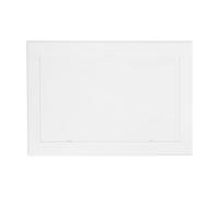 Toddmomy Abs Hinged Inspection Access Panel 200x300mm Drywall and Ceiling Cover White Plastic Wall Mounted Plumbing Door for Electrical and Maintenance