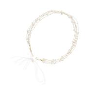 Toddmomy Accessory Hand-woven for Wire of Iron Made Hair Abs, Comfortable Elegant Pearl Headband Lightweight Wearing Festivals Bridal Brides and Women at Weddings