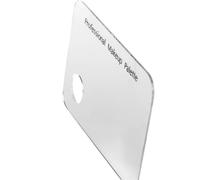 Toddmomy Acrylic Mixing Nail Palette Art with Spatula Rectangle Shape Professional Texture Concealers and Foundations for Manicure and Makeup