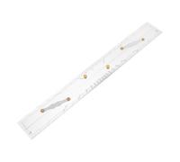 Toddmomy Acrylic Navigation Parallel Ruler Hydrographic Charting Tool with High-precision Steady Angle Measurement for Coastal Piloting and Sailing Chart Plotting