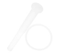 Toddmomy Acrylic Singing Bowl Mallet with Rubber Sleeve, Portable 2pcs Resonance Effect Strikers for Crystal Singing Bowls, for Massage and Yoga Sessions