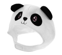 Toddmomy Adjustable Panda Headgear Plush Bear Hat Costume for Boys Men Women Soft Warm Winter Beanie for Adults Cute Cosplay Photo Prop for Halloween Party and Daily Wear