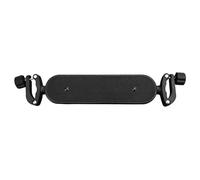 Toddmomy Adjustable Universal Buggy Footrest Extender, Stroller Footboard Pedal for Pushchair, Baby Footrest Extension Accessory, Black Plastic Foot Support for Pram